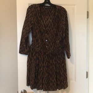 Elizabeth and James Silk Dropwaist Dress